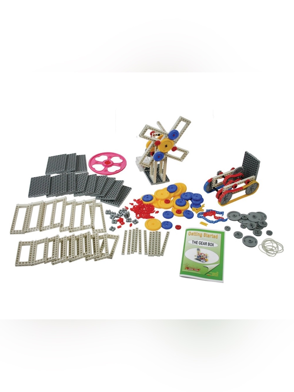 SI Manufacturing STEM Deluxe Gear Box Building Set Educational Construction Toy